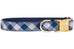 Cobblestone Plaid Dog Collar