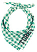 Emerald Check Dog Bandana