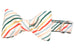 Festive Stripe Bow Tie Dog Collar - Two Styles