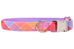 Fruit Punch Flannel Belle Bow Dog Collar