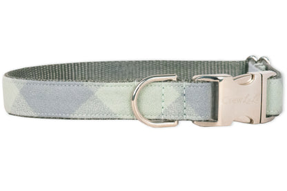 High Park Flannel Belle Bow Dog Collar - Crew LaLa