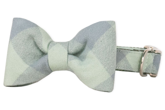 High Park Flannel Bow Tie Dog Collar - Crew LaLa