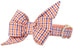 Howard Gingham Belle Bow Dog Collar