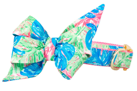Lilly Palms Belle Bow Dog Collar - Crew LaLa