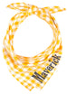 Mustard Check Dog Bandana