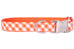 Orange Picnic Plaid Dog Collar
