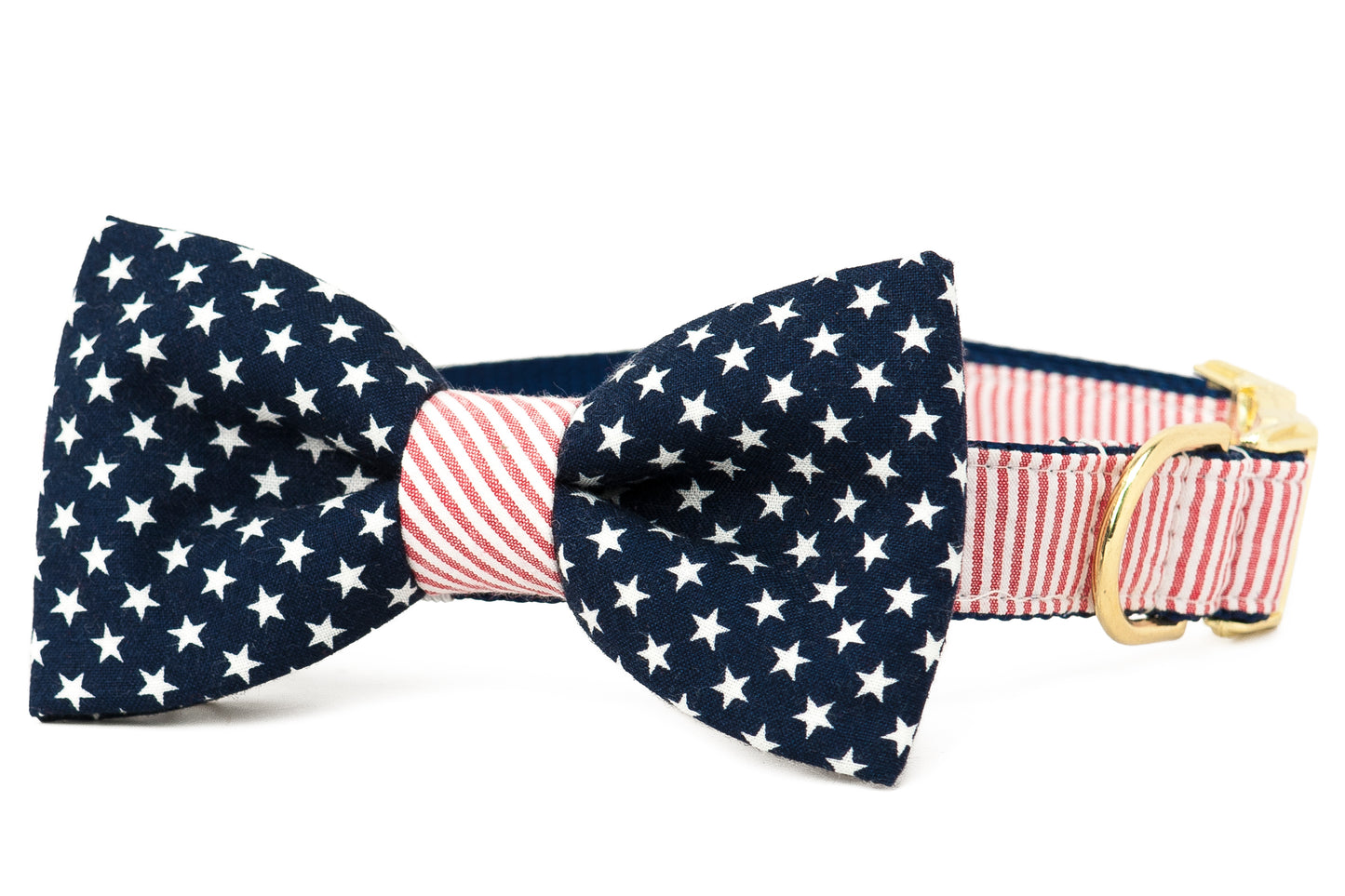 Crew LaLa Patriot Bow Tie Dog Collar