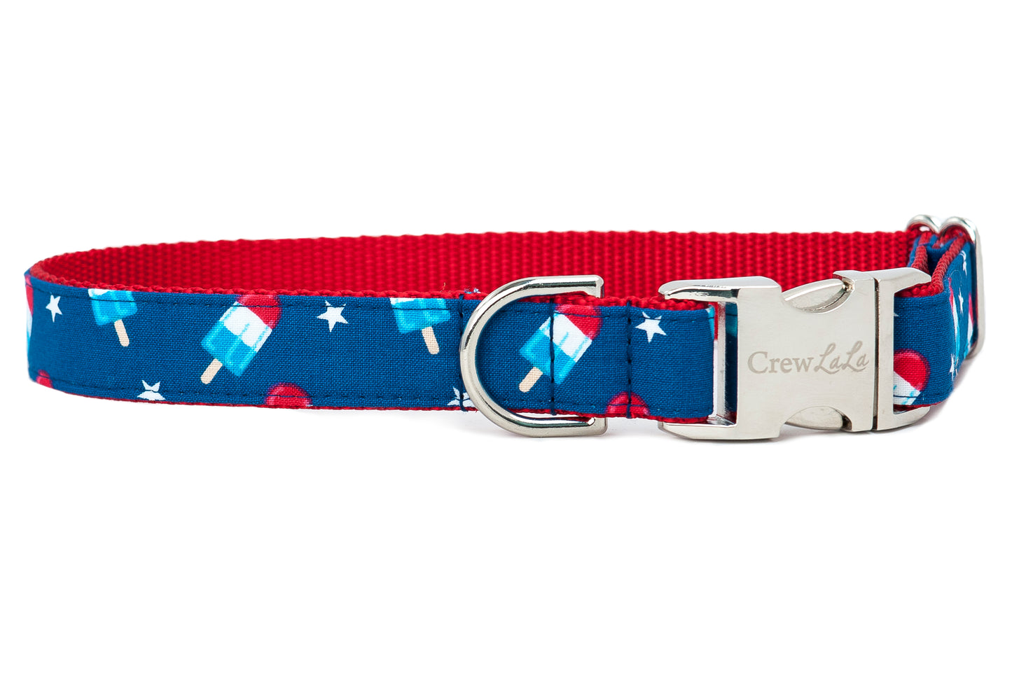Patriotic Popsicles Bow Tie Dog Collar - Crew LaLa