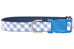Periwinkle Picnic Plaid Dog Collar
