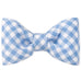 Periwinkle Picnic Plaid Bow Tie Dog Collar