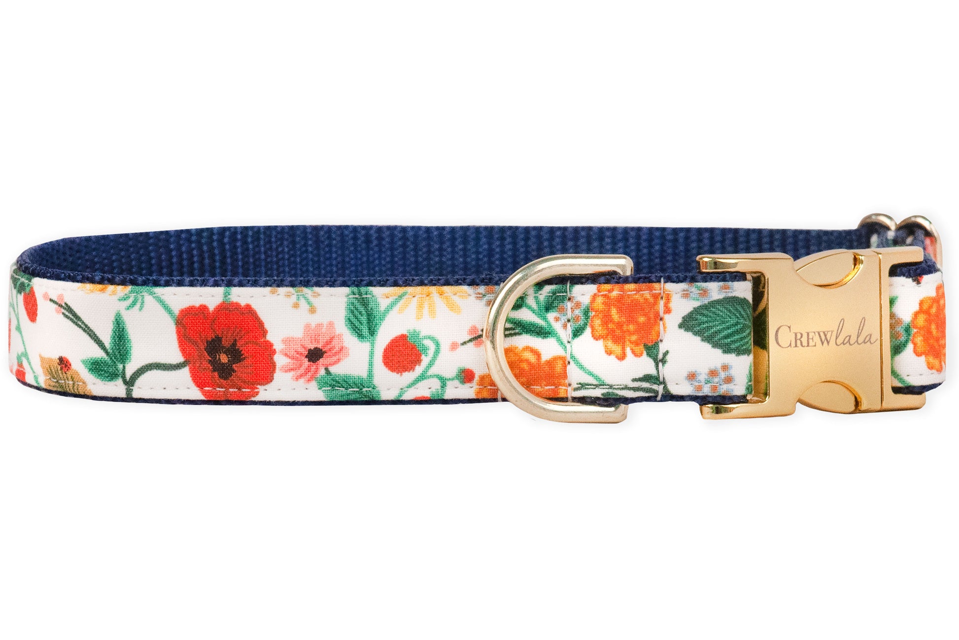 Poppy Gardens Dog Collar - Crew LaLa