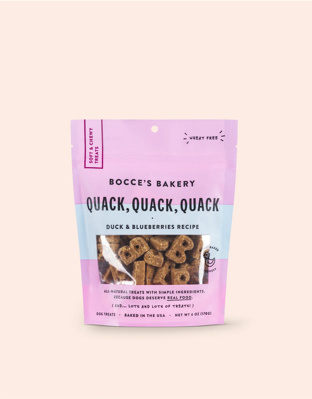 Bocce's "Quack, Quack, Quack" Dog Treats