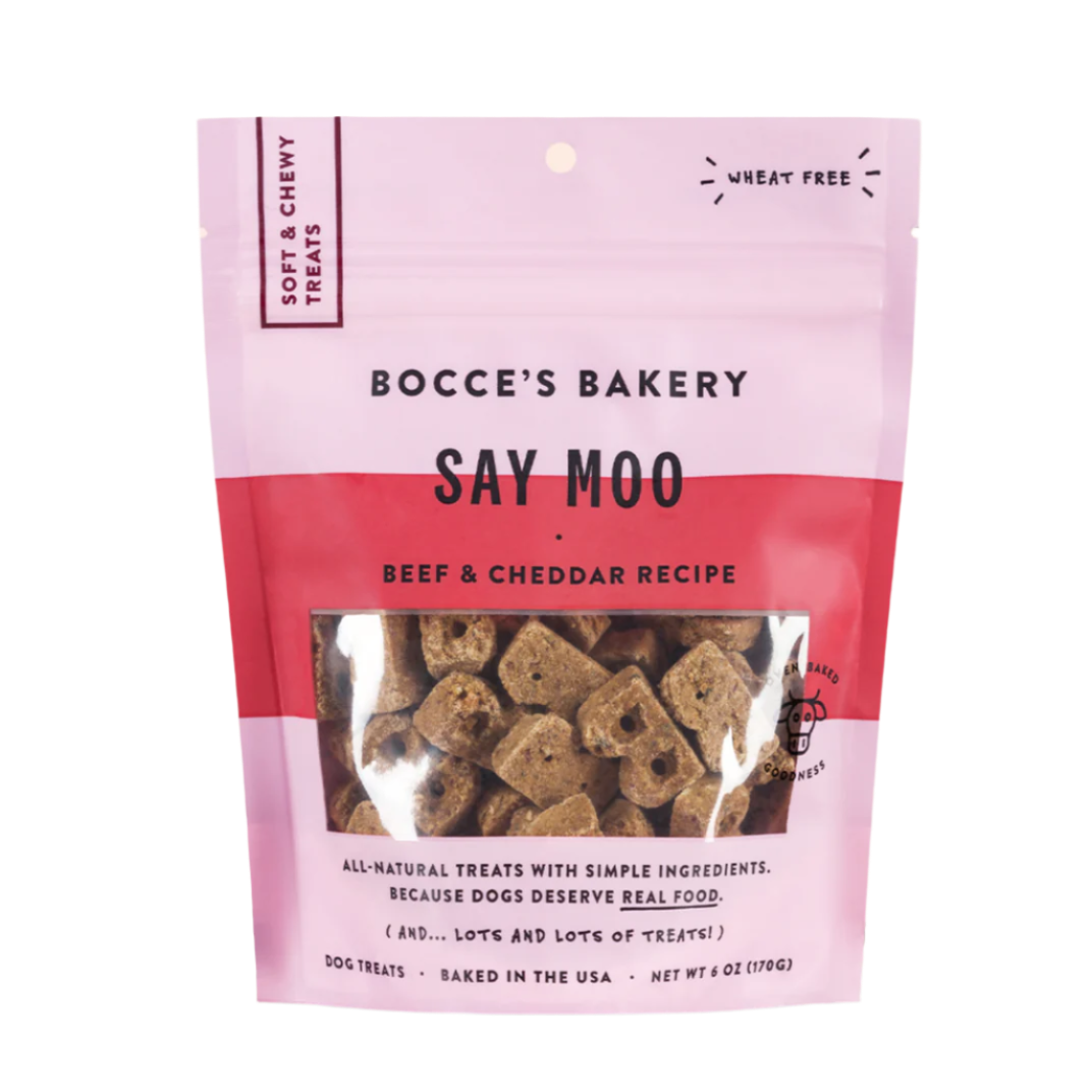 Bocce's "Say Moo" Soft & Chewy Dog Treats - Crew LaLa