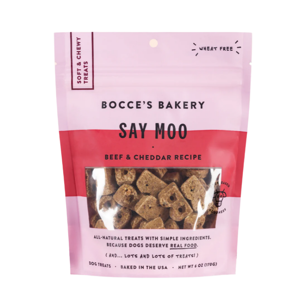 Bocce's "Say Moo" Soft & Chewy Dog Treats