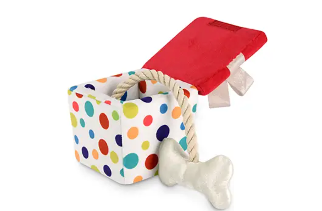 Party Time Collection - Pawfect Present Dog Toy - Crew LaLa