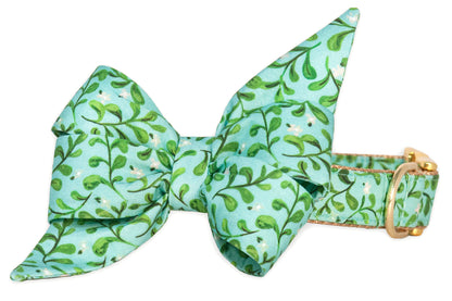 Secret Garden Belle Bow Dog Collar - Crew LaLa