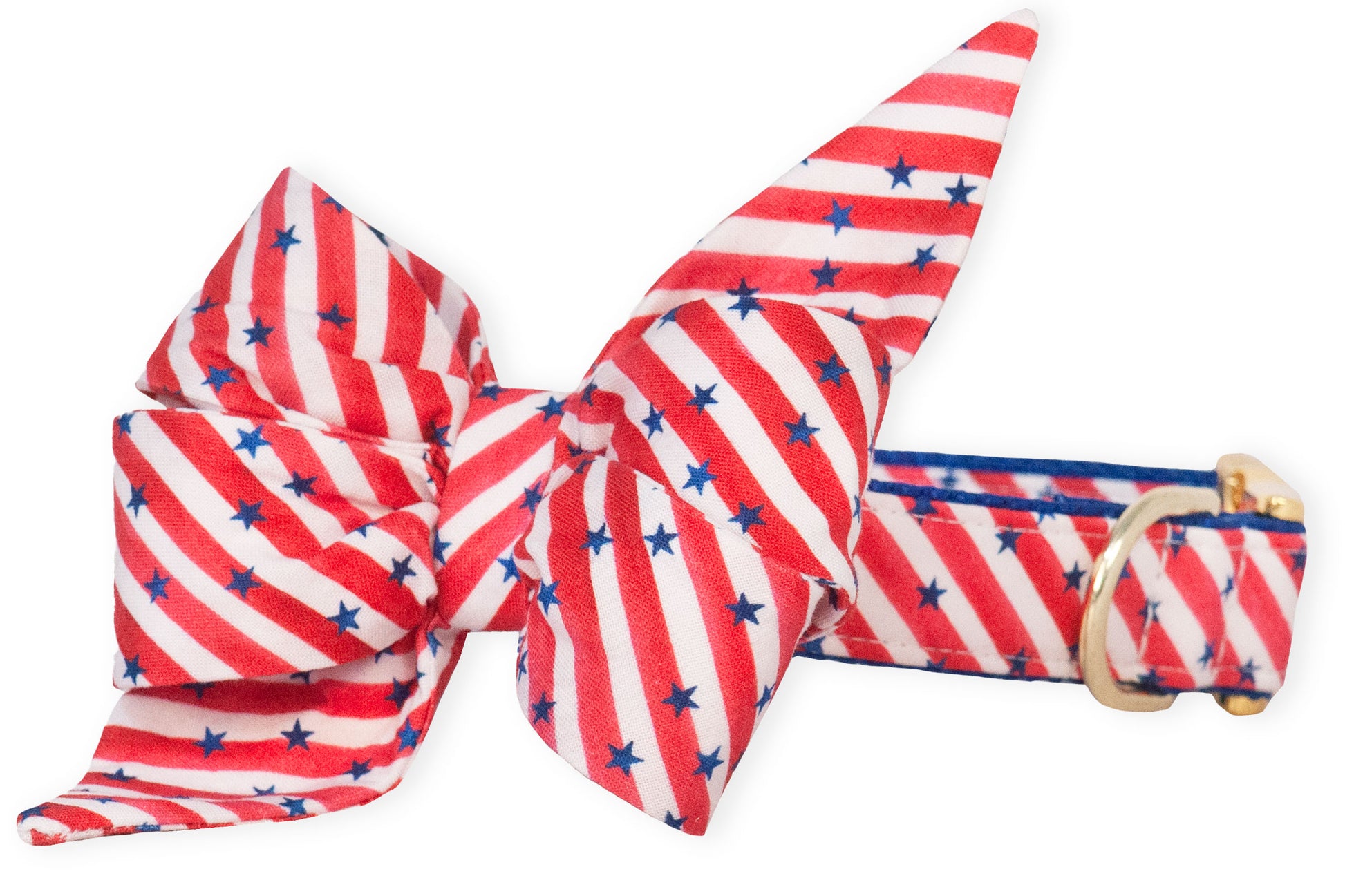Stars and Stripes Belle Bow Collar - Crew LaLa