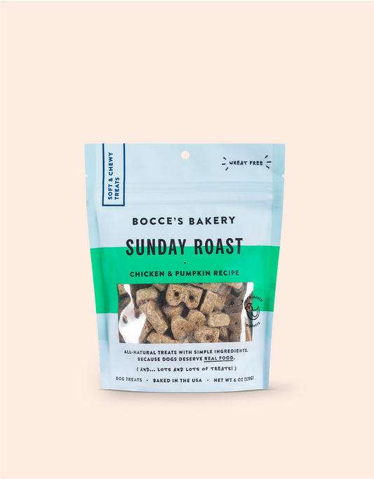 Bocce's "Sunday Roast" Soft & Chewy Dog Treats - Crew LaLa