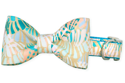 Vista Del Mar Bow Tie Dog Collar - Crew LaLa