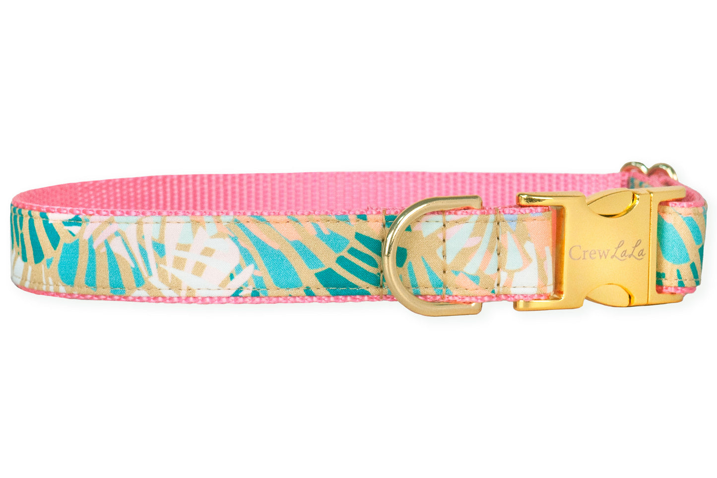Vista Del Mar Belle Bow Dog Collar - Crew LaLa