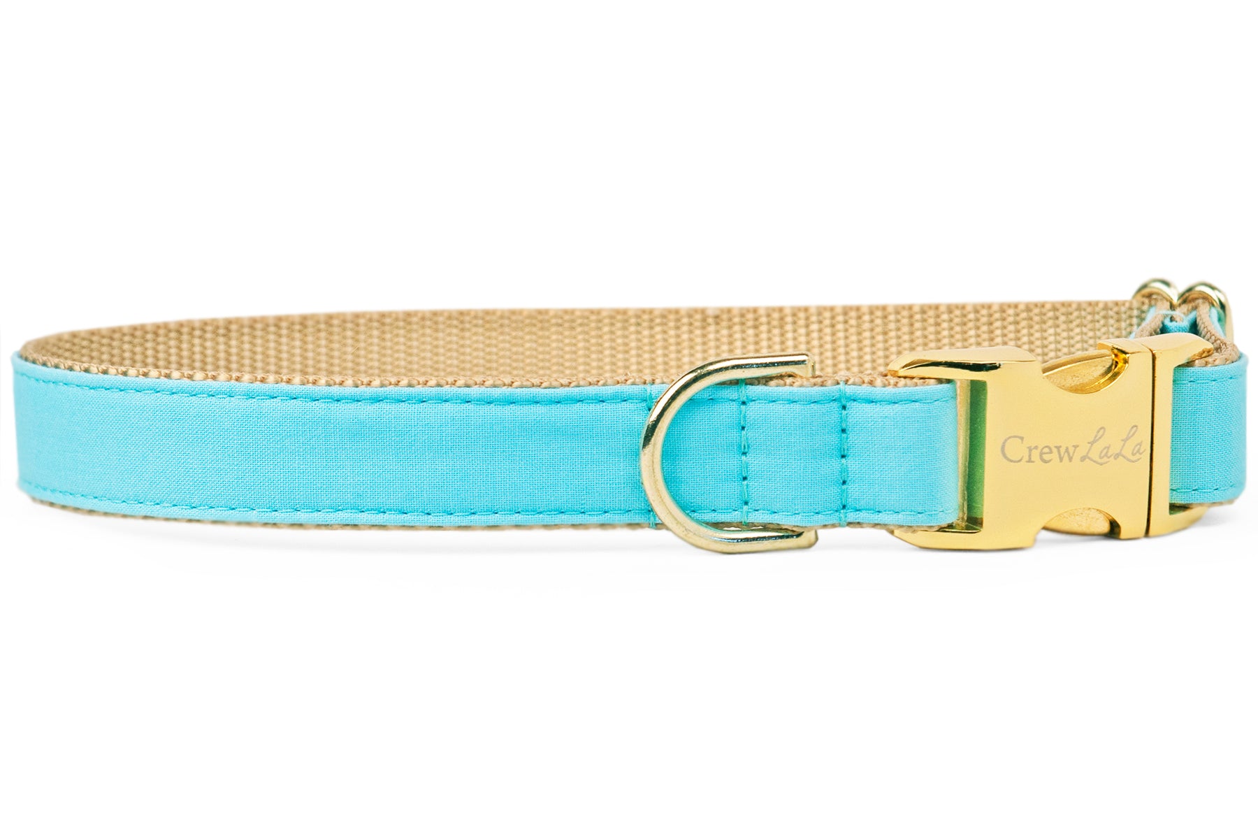 Bahama Blue Bow Tie Dog Collar - Crew LaLa
