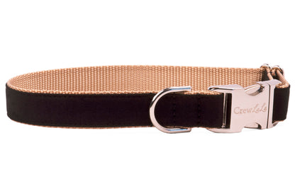 Black Onyx Bow Tie Dog Collar - Crew LaLa