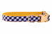 Steelers Yellow on Black Check Bow Tie Dog Collar - Crew LaLa