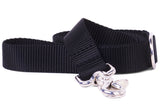 Black Onyx Webbing Dog Leash