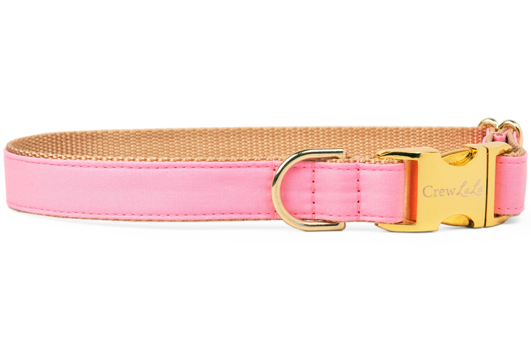Carnation Pink Bow Tie Dog Collar - Crew LaLa