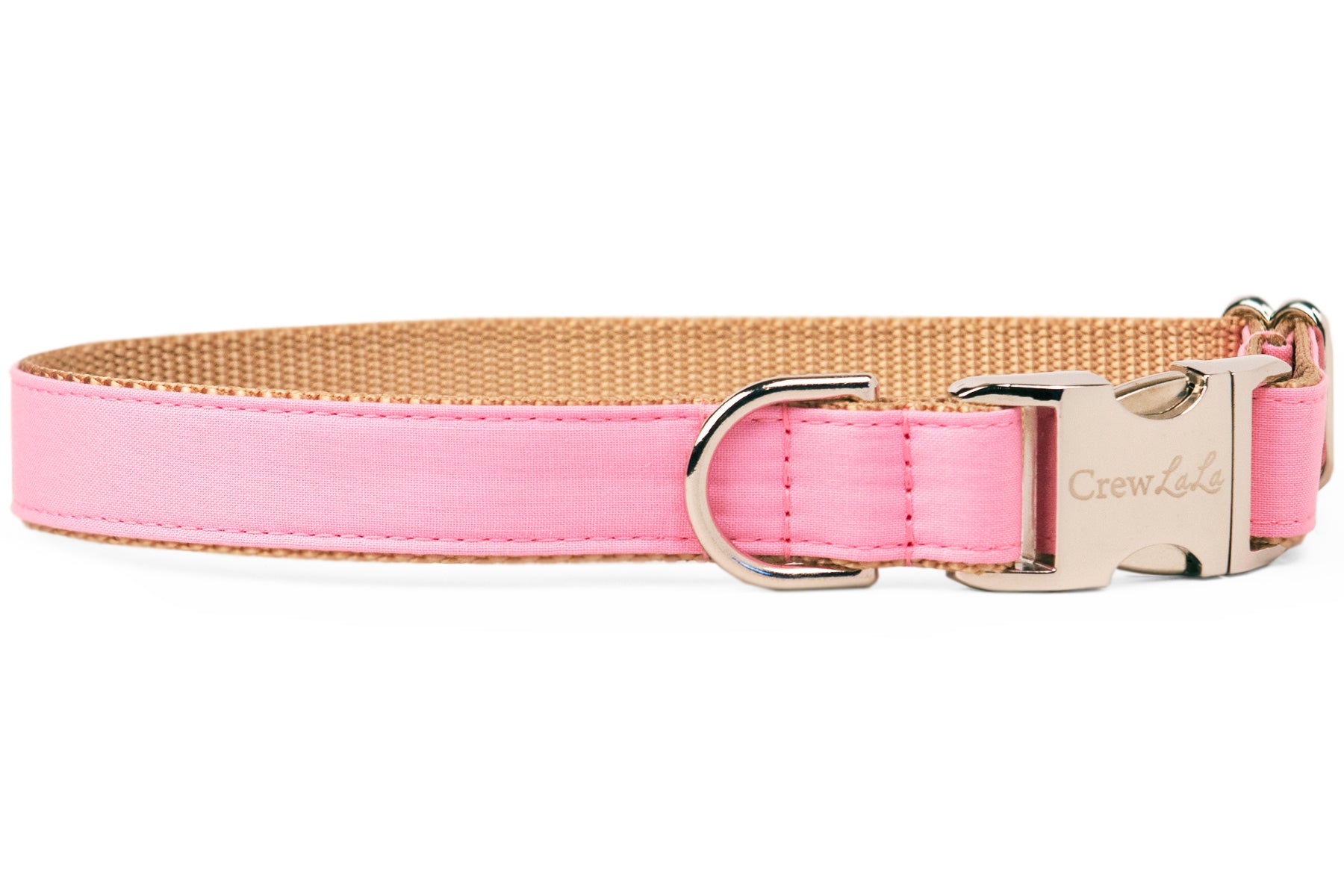 Carnation Pink Bow Tie Dog Collar - Crew LaLa