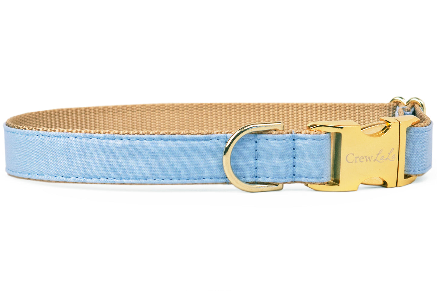 Carolina Blue Bow Tie Dog Collar - Crew LaLa