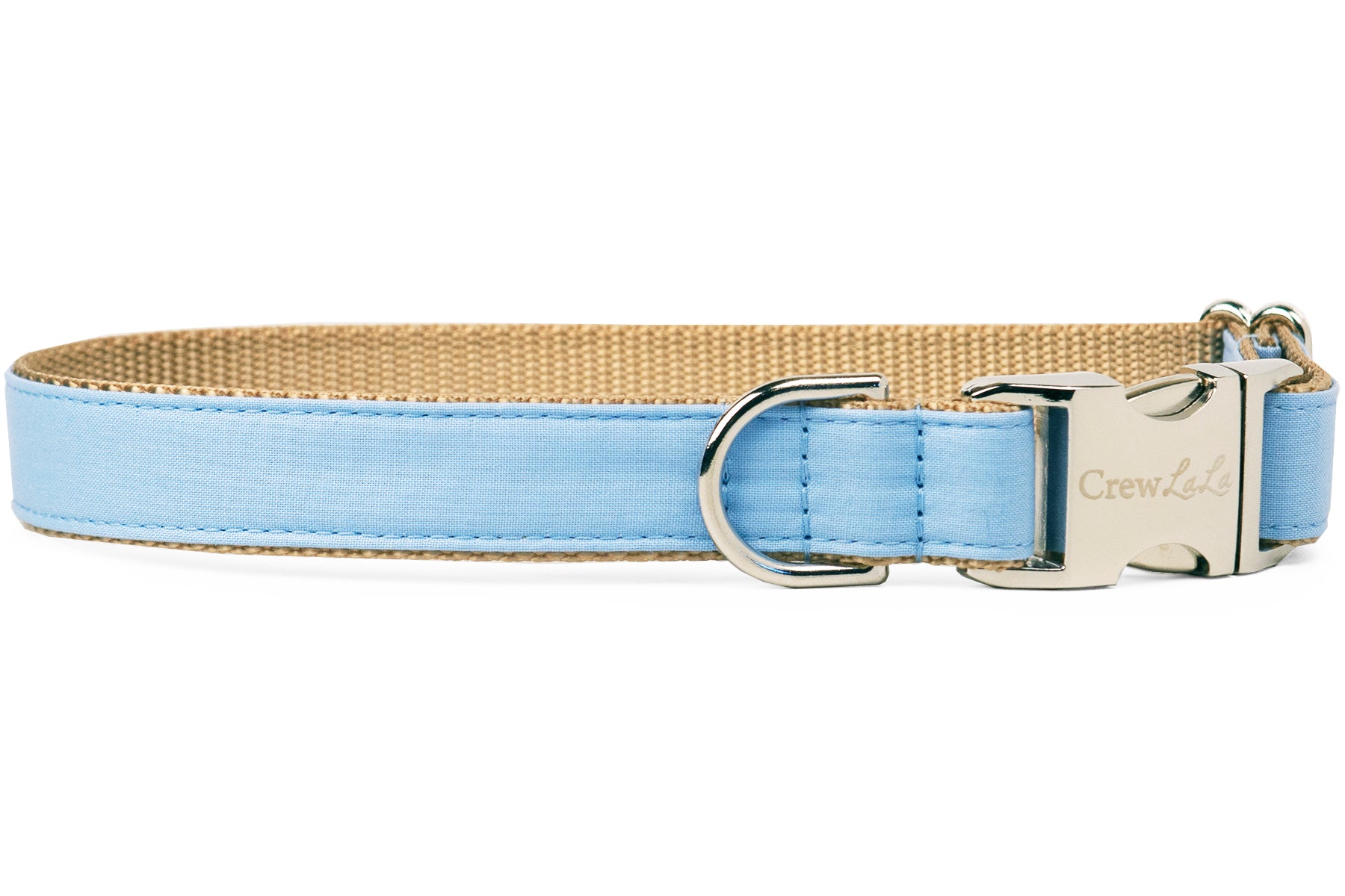 Carolina Blue Bow Tie Dog Collar - Crew LaLa