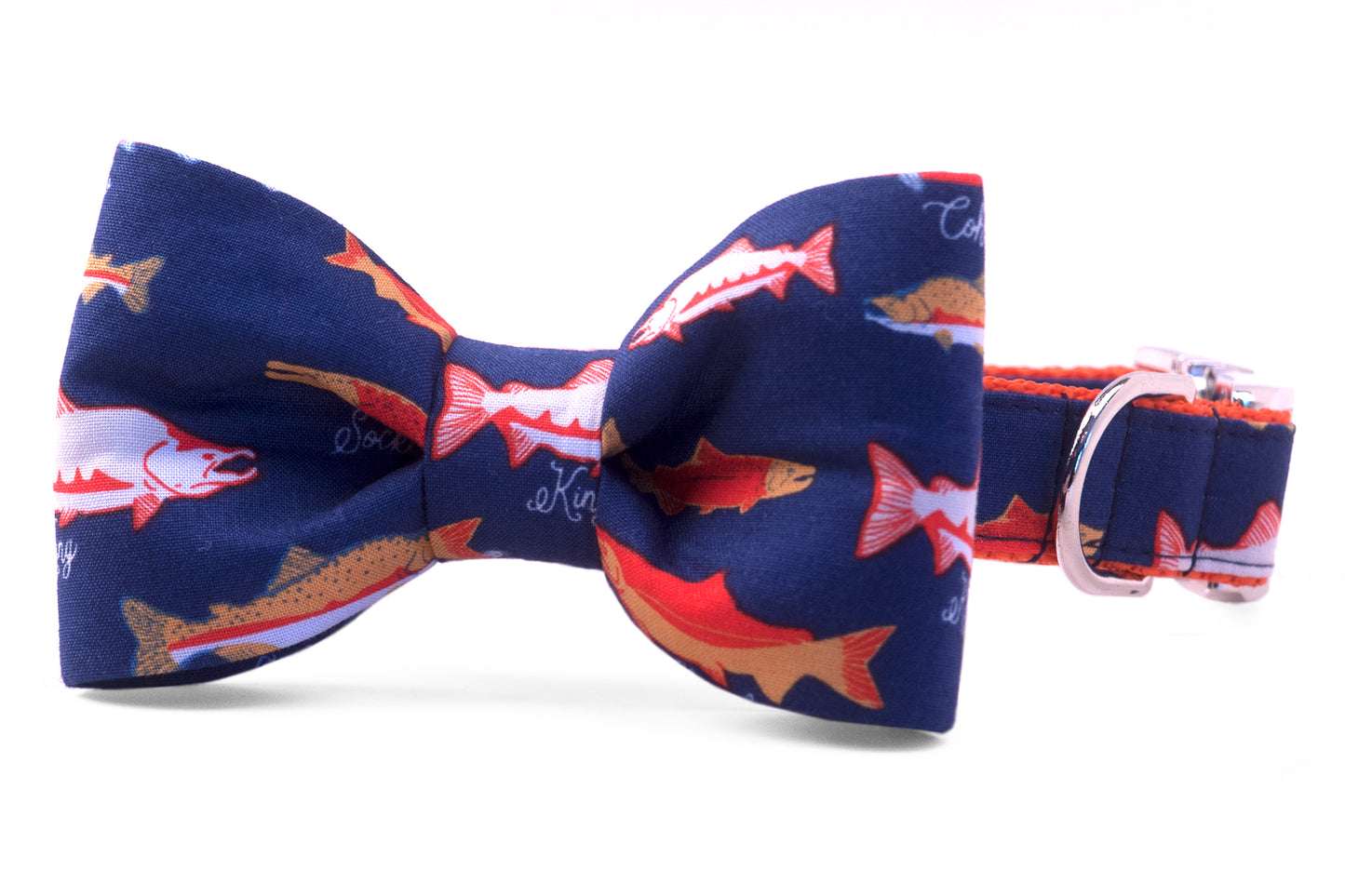 Catch of the Day Bow Tie Dog Collar - Crew LaLa