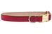 Crimson Belle Bow Dog Collar