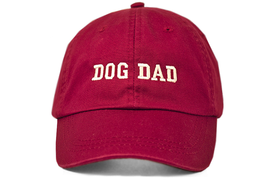 Crimson Dog Dad Hat