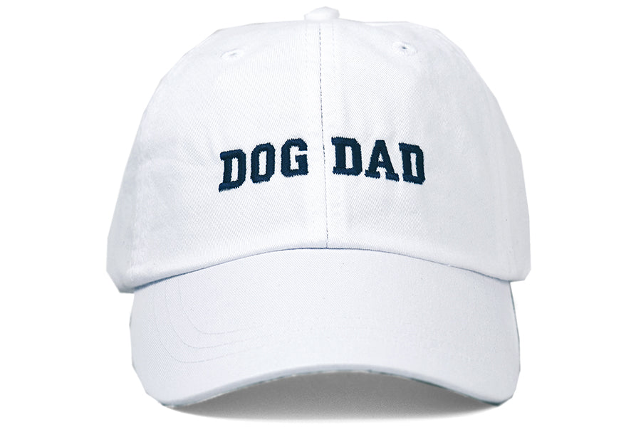White Dog Dad Hat