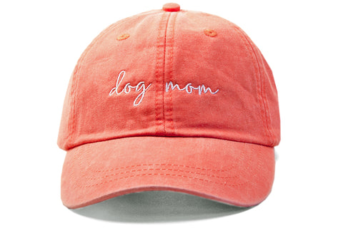 Coral Dog Mom Hat