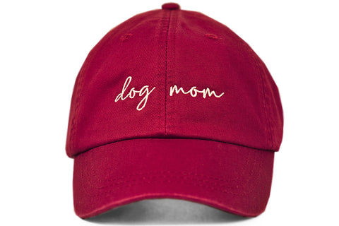 Crimson Dog Mom Hat
