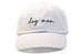 White Dog Mom Hat