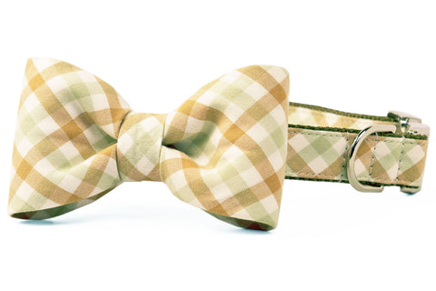 SALE BOW TIE COLLAR - Dunes Check