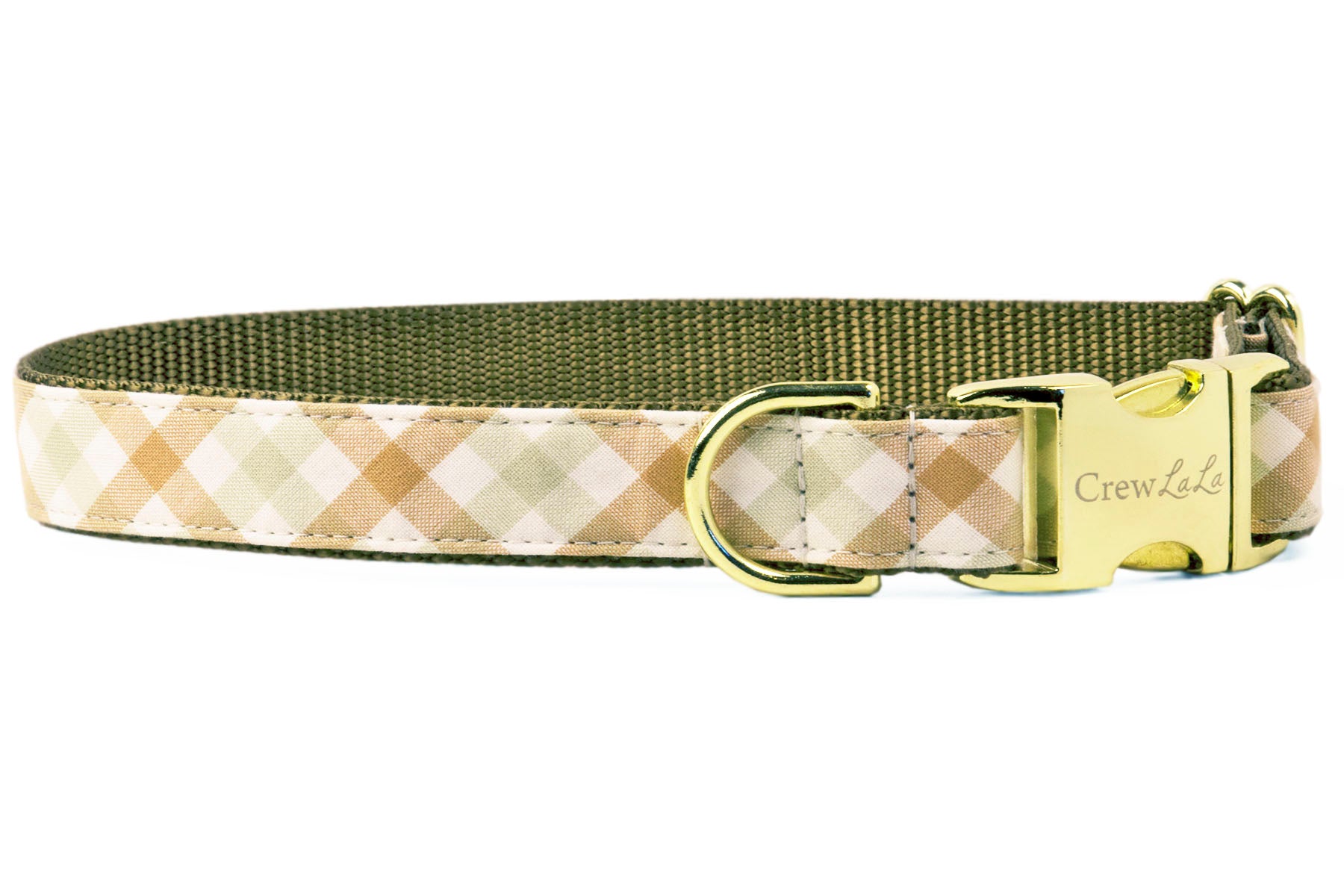 SALE BELLE BOW COLLAR - Dunes Check - Crew LaLa
