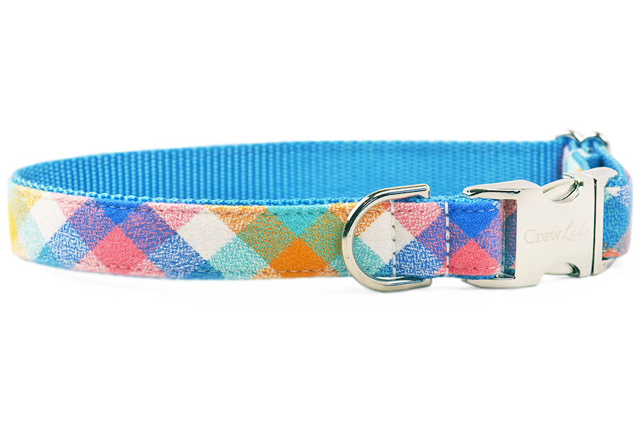 Jackson Flannel Bow Tie Dog Collar - Crew LaLa