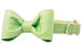 Laurel Green Bow Tie Dog Collar - Crew LaLa