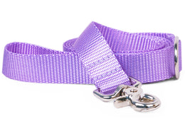 Lavender Webbing Dog Leash