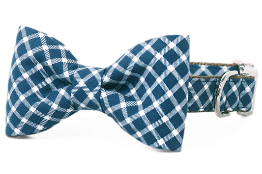 Lou's Plaid Bow Tie Collar - Crew LaLa