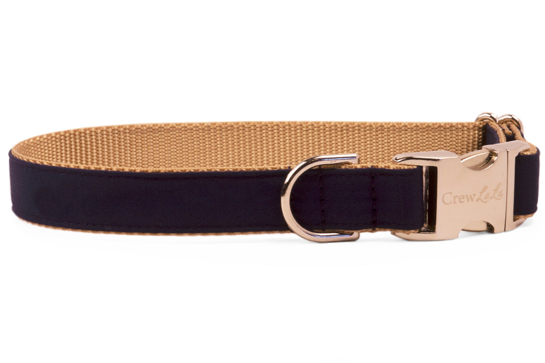 Navy Blue Bow Tie Dog Collar - Crew LaLa