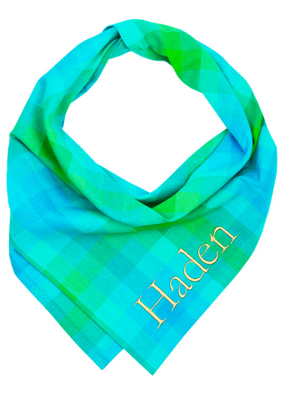 Hudson Plaid Dog Bandana - Crew LaLa