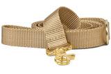 Pale Gold Webbing Dog Leash