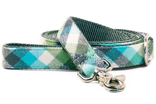 Tucker Flannel Matching Leash - Crew LaLa
