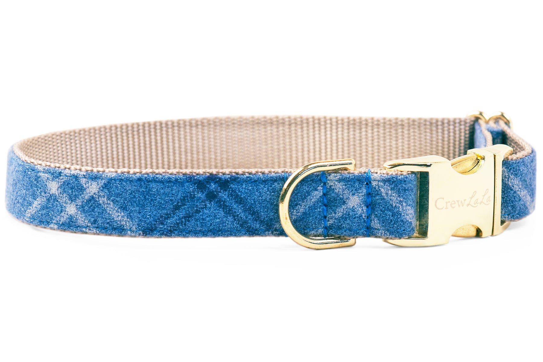 Steamboat Flannel Bow Tie Dog Collar - Crew LaLa